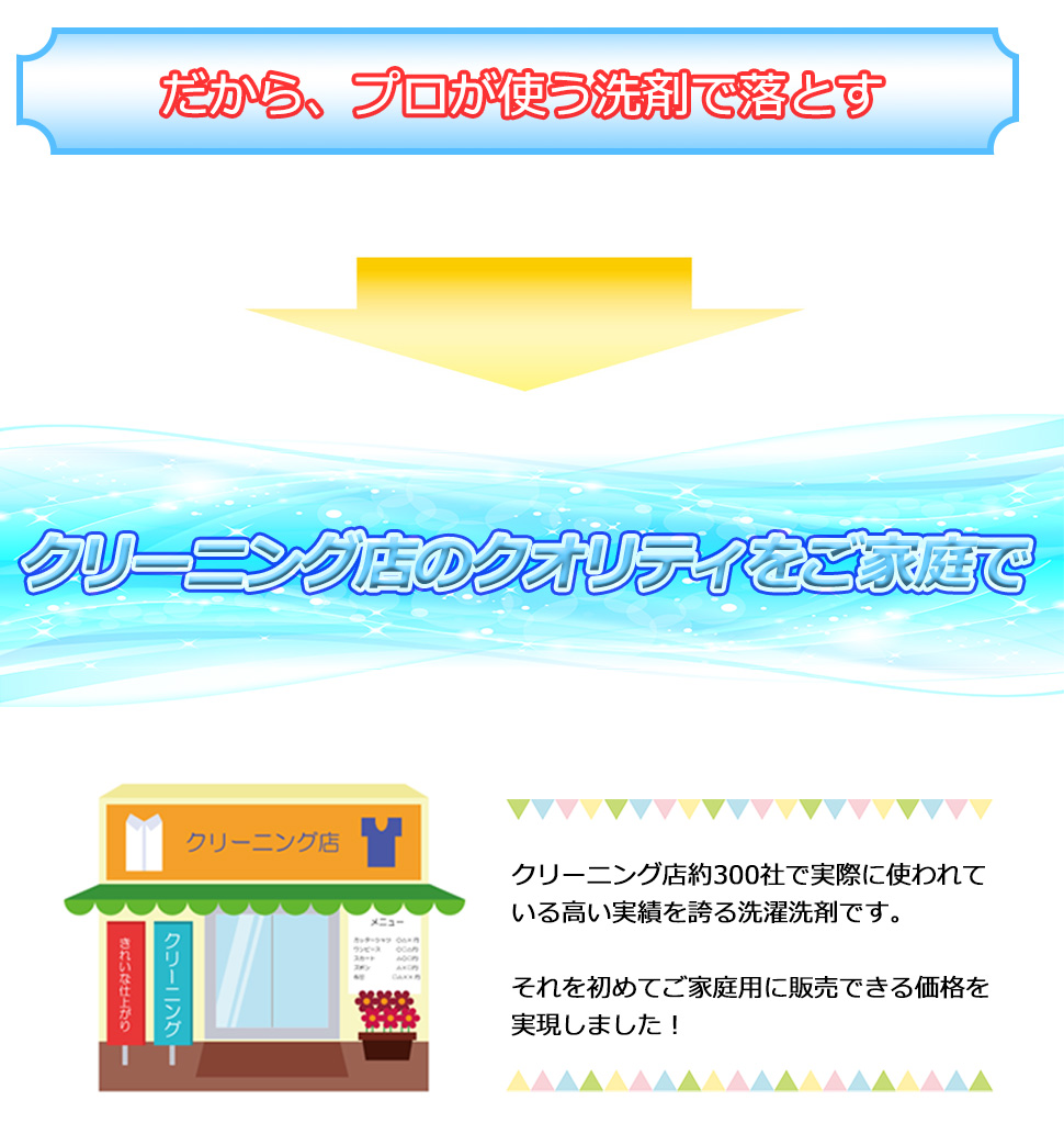 洗濯プロのクリーニング店が使用する泥汚れ専用洗剤はホームラン洗剤。ユニフォーム、作業着の洗濯をスッキリプロの仕上がりで主婦に人気