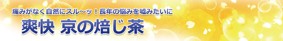 爽快　京の焙じ茶購入はこちら　便秘のお茶　健康食品　サプリメント