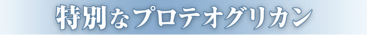 特別なプロテオグリカン