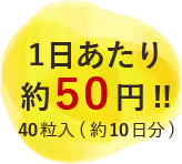 1日あたり約50円